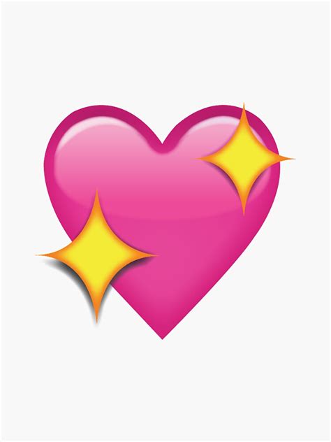 heart emoji with stars